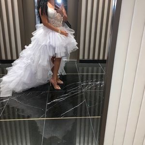 Custom White tulle/tutu skirt